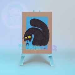 Void Cat "Chase" ACEO | Original Hand Drawn Art Card