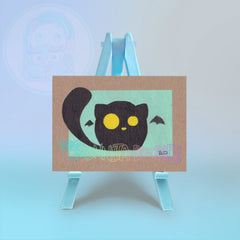 Void Cat "Patty" ACEO | Original Hand Drawn Art Card