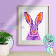 Amethyst | Hare | Original drawing