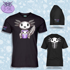 Bones the Axolotl | Unisex T-Shirt | Made to order