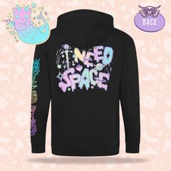 I Need Space | Unisex zip hoodie | Made to order