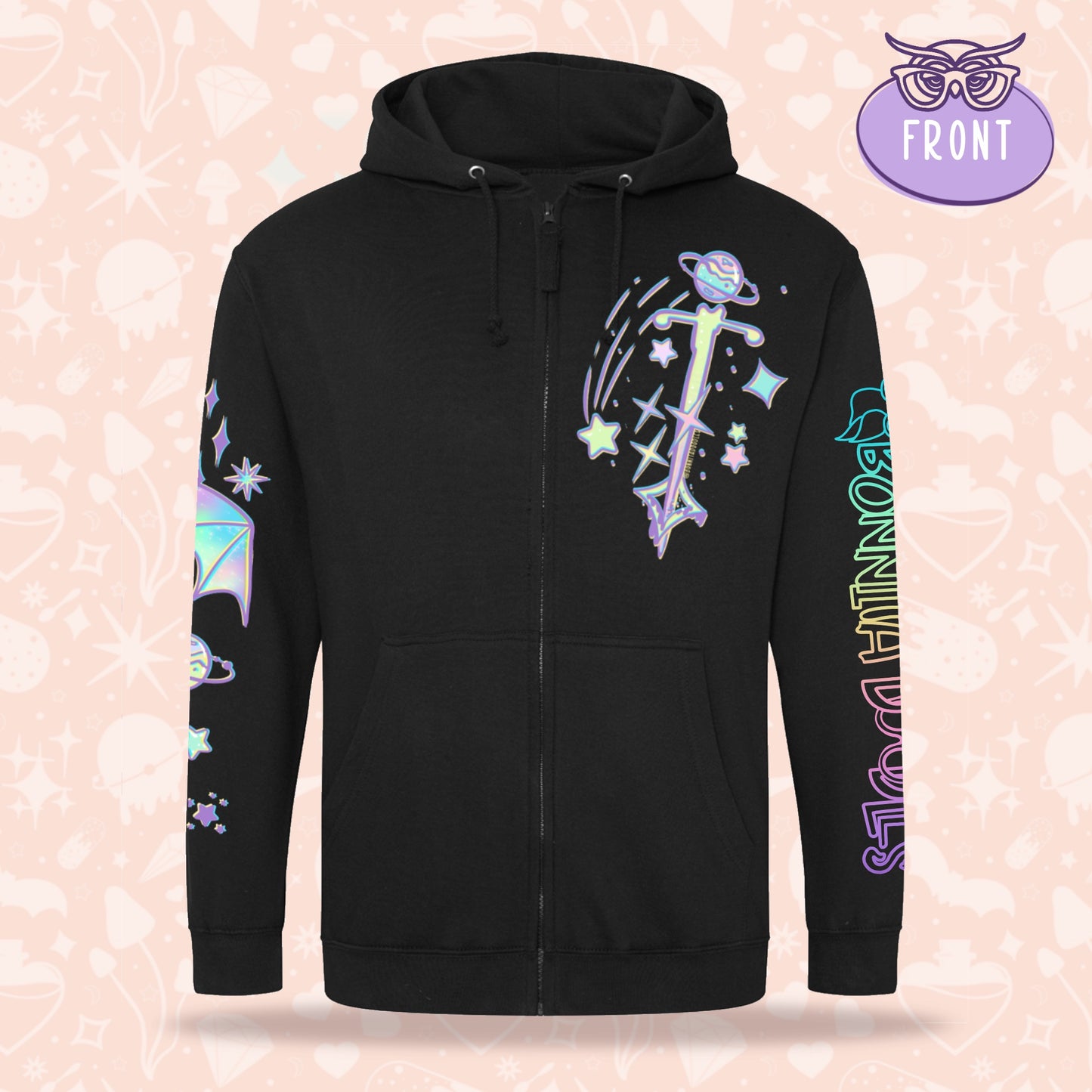 I Need Space | Unisex zip hoodie | Made to order