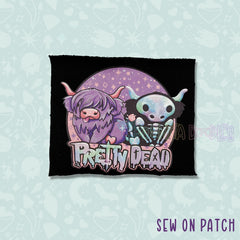 Pretty Dead Highland Cows patch