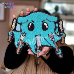 No Touchy Mini Rug - Made to order