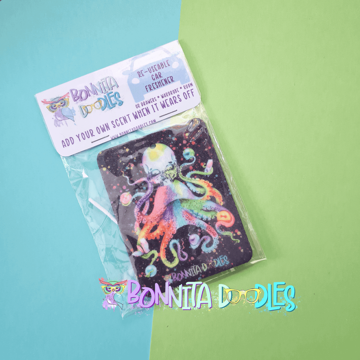 Fantasy Art Wildlife Reusable Air freshener - for the car, closet and more - ideal gift