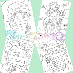 Greenhouse of Horrors Colouring Pack