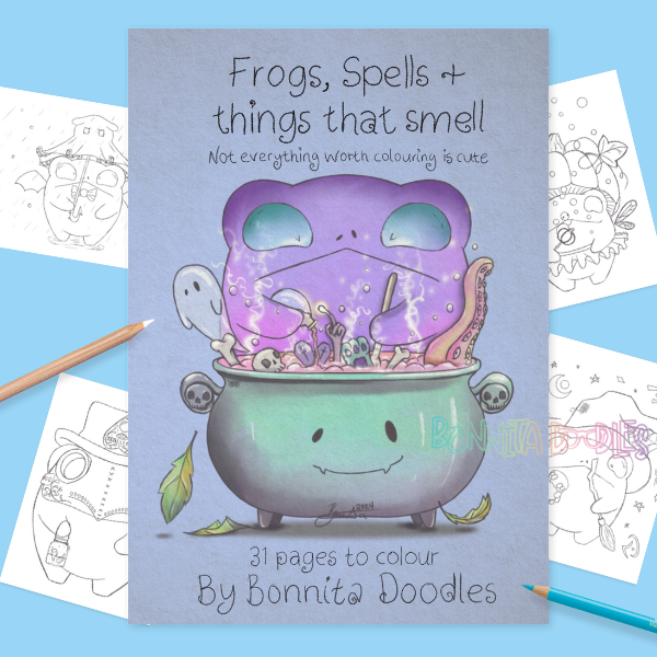 Inktober Colouring Pack