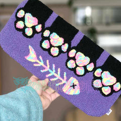Cat Paws Mini Rug - Made to order