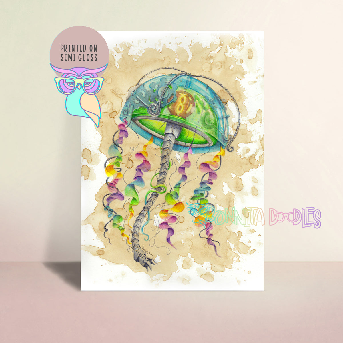 Art Print | Jellyfish | Steampunk