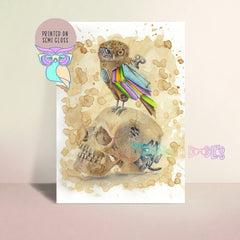 Art Print | Little Owl | Steampunk