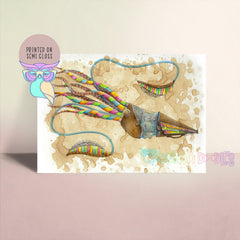 Art Print | Squid | Steampunk