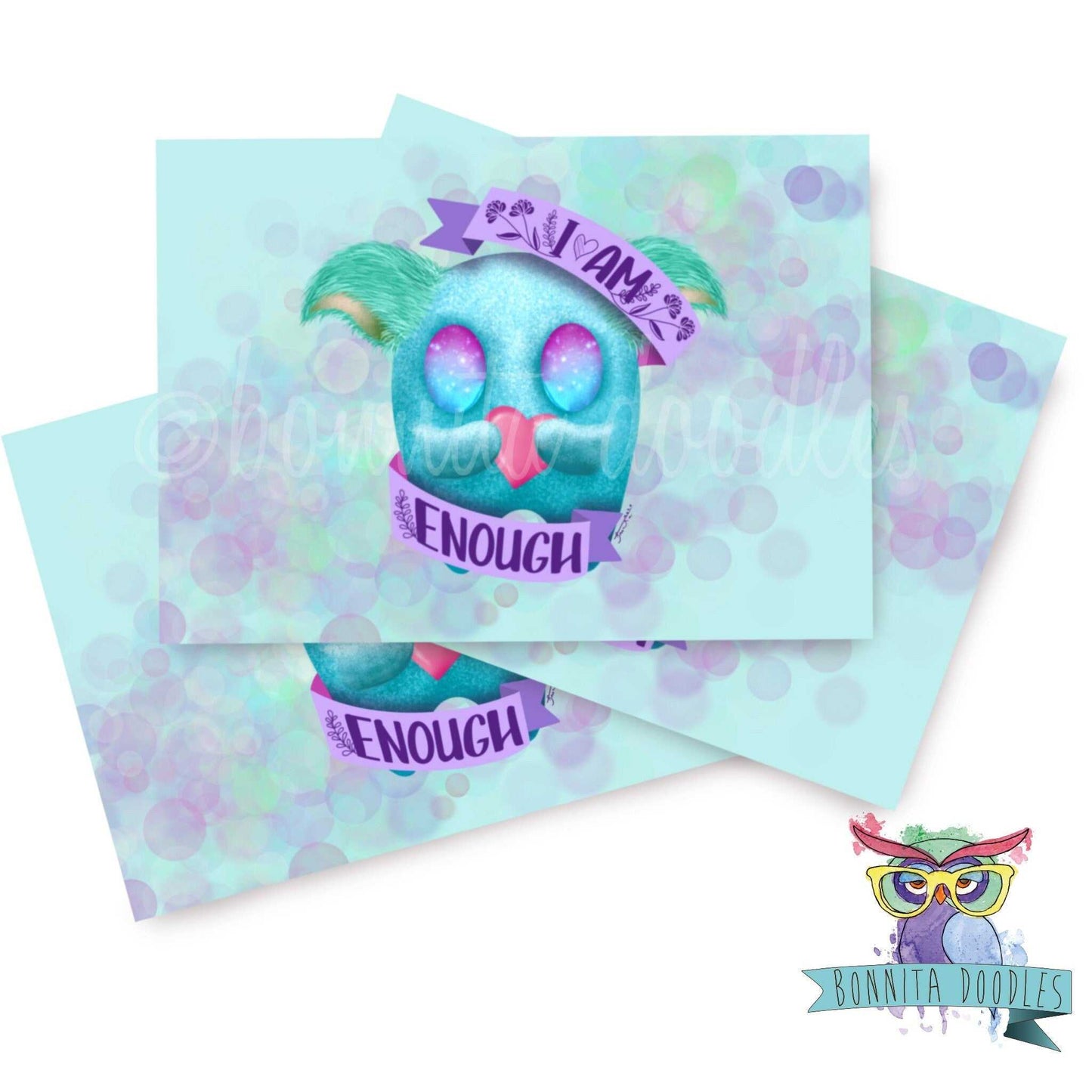 I am enough. Hope Chronic illness / mental health sticker