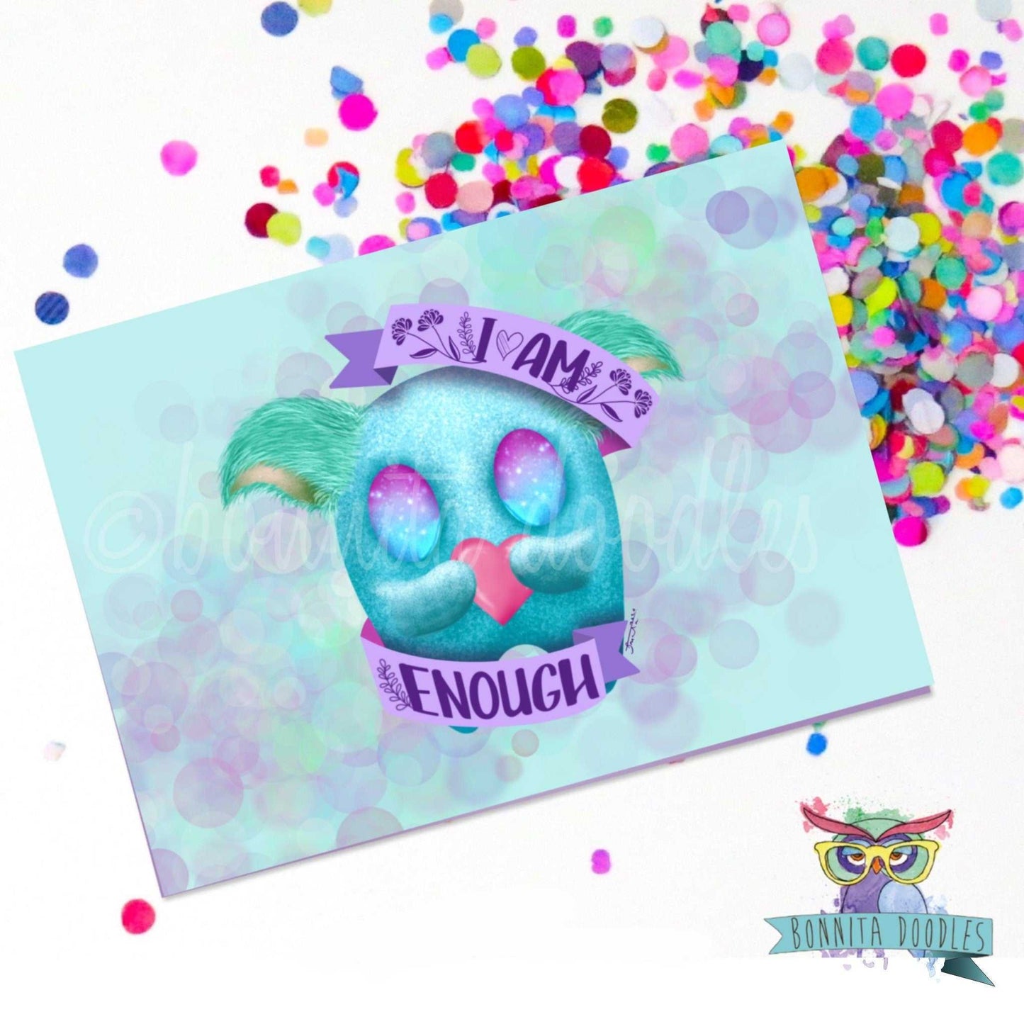 I am enough. Hope Chronic illness / mental health sticker