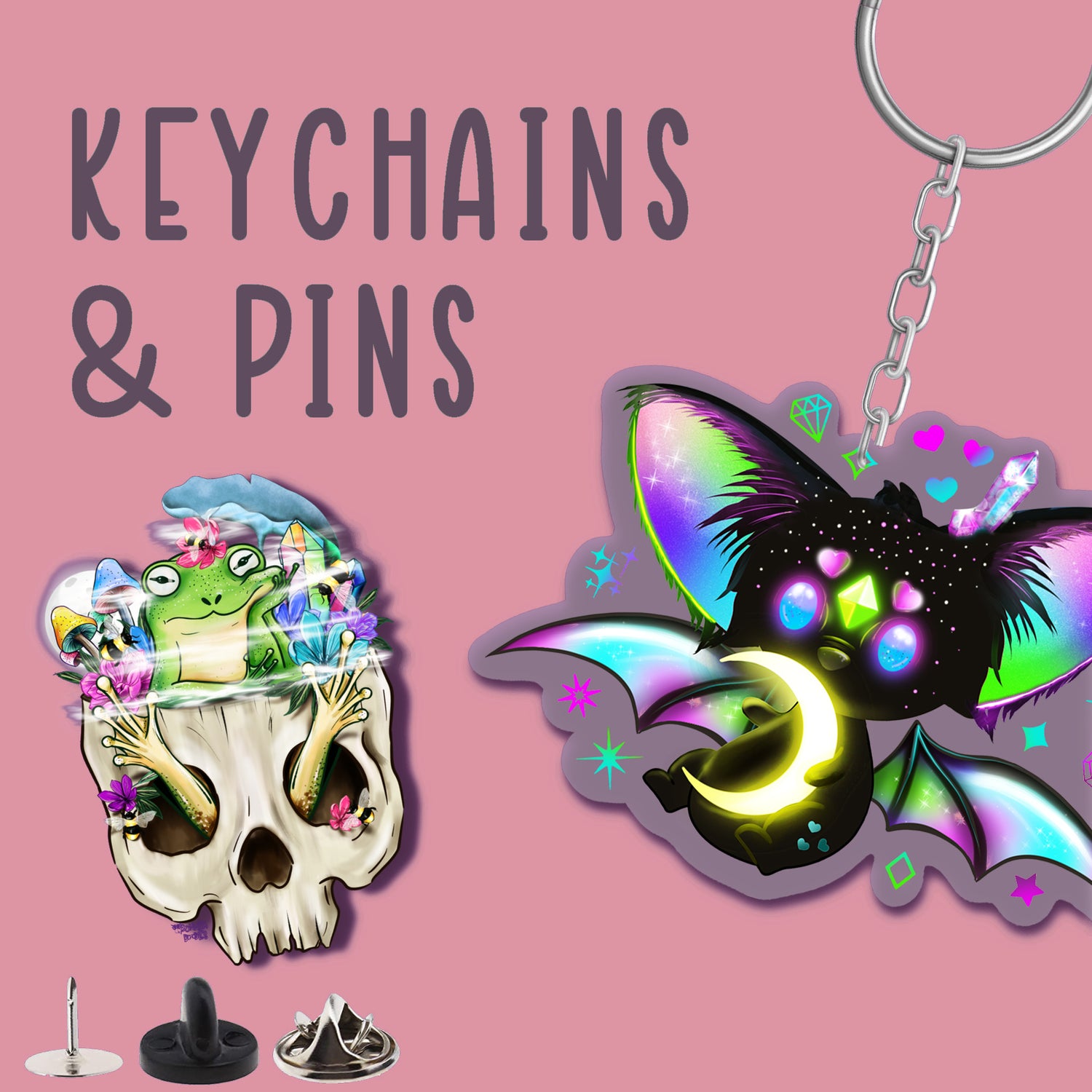 KEYCHAINS & PINS