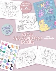 Dratz Colouring Pack Pre-Order. With FREE tote bag: Limited stock