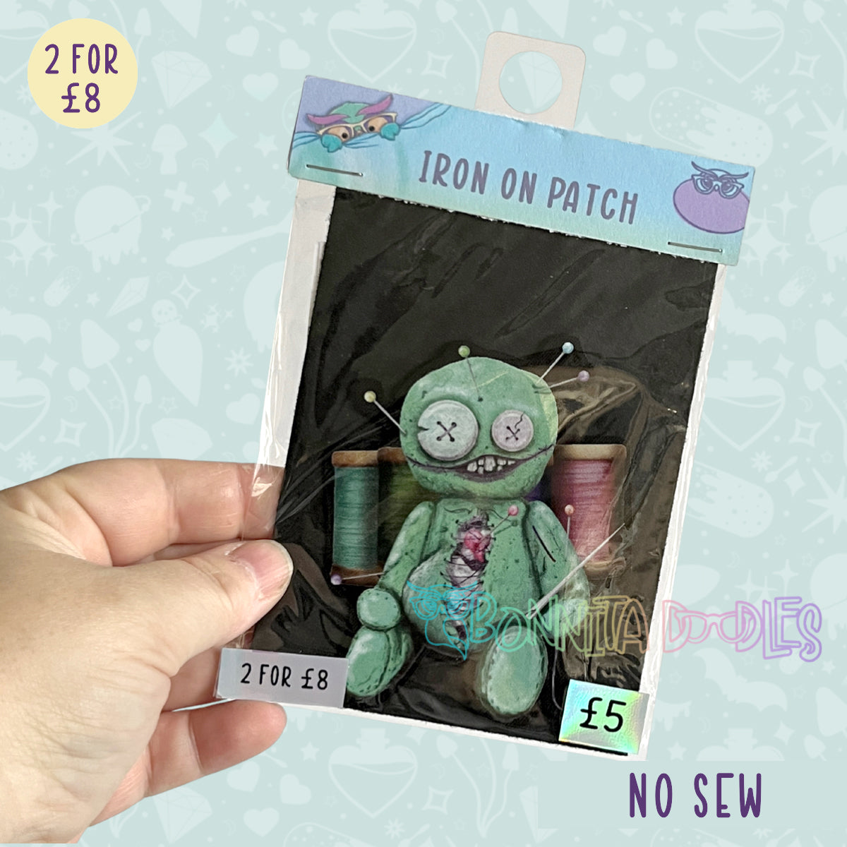 Fun Art patches 2 for £8 | Various Designs | Last Chance