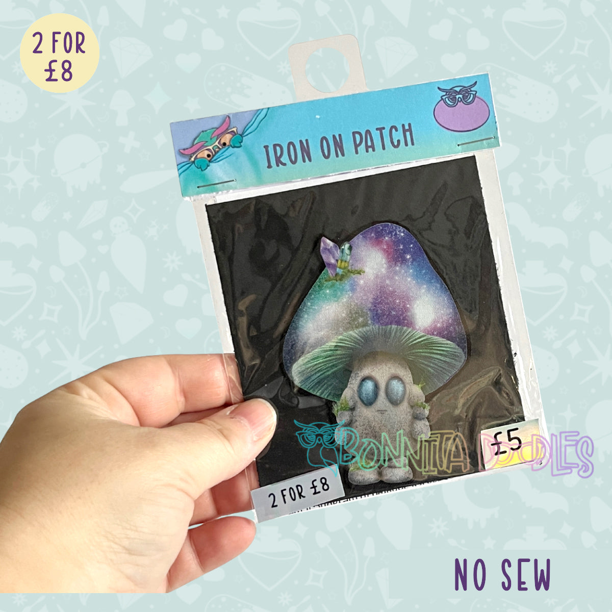 Fun Art patches 2 for £8 | Various Designs | Last Chance