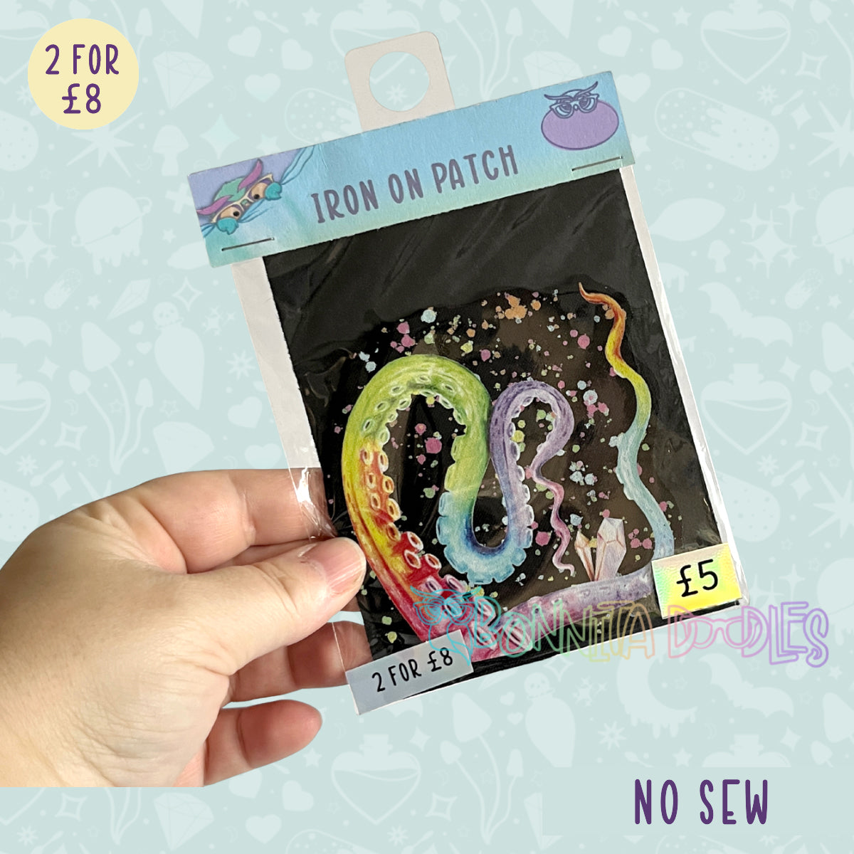 Fun Art patches 2 for £8 | Various Designs | Last Chance