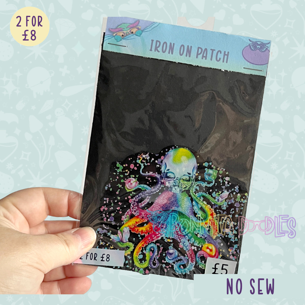 Fun Art patches 2 for £8 | Various Designs | Last Chance