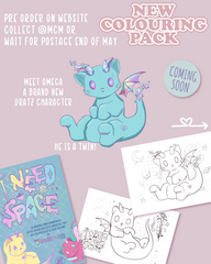 Dratz Colouring Pack Pre-Order. With FREE tote bag: Limited stock