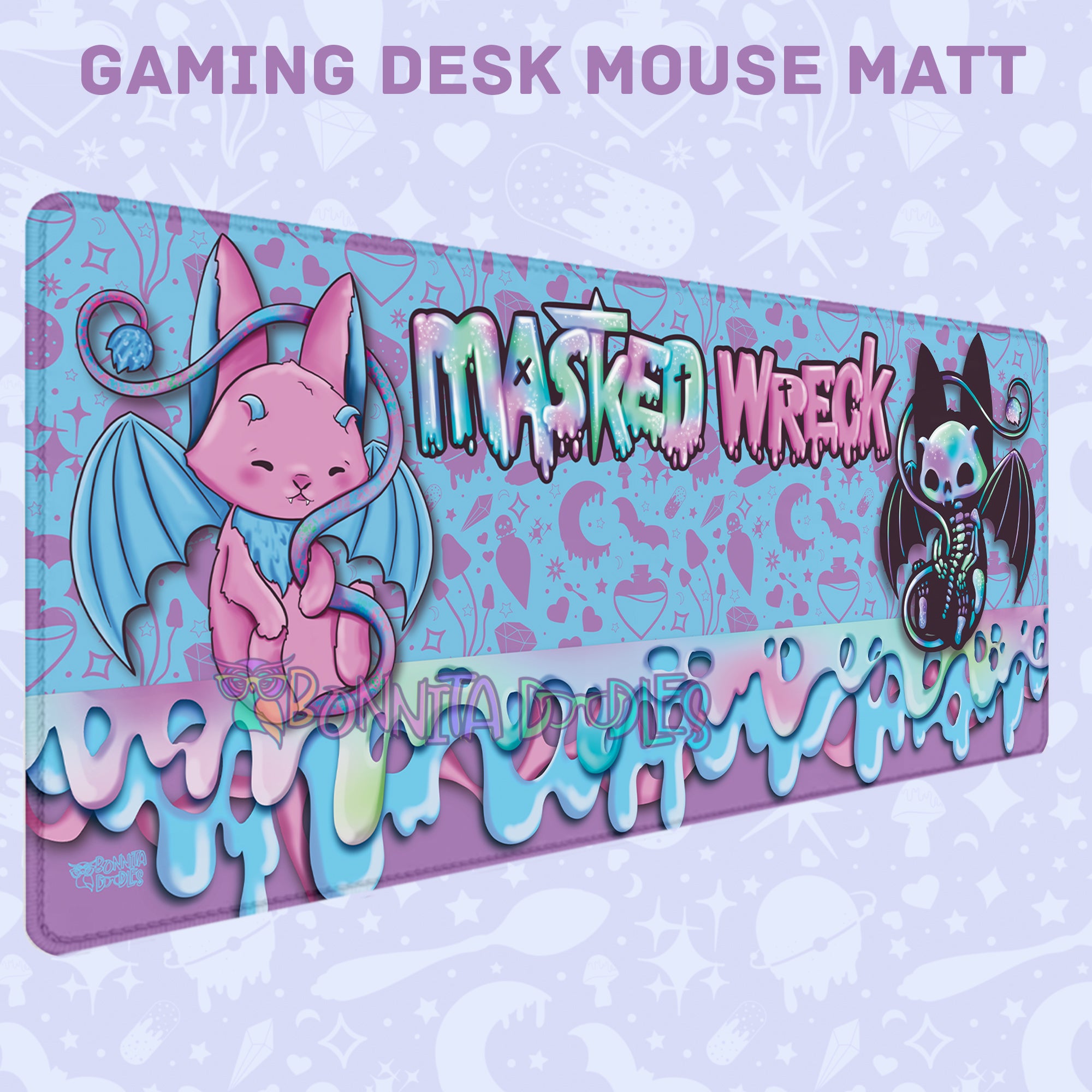 Gaming Desk Mouse Matt Pad - 3 designs available