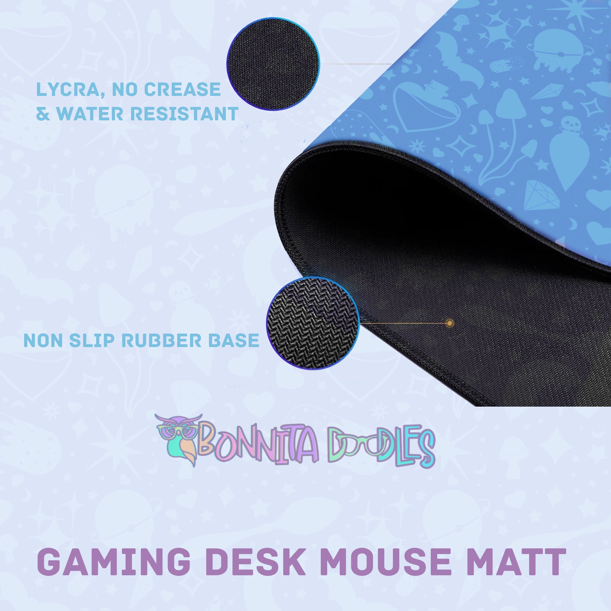 Gaming Desk Mouse Matt Pad - 3 designs available