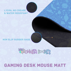 Gaming Desk Mouse Matt Pad - 3 designs available