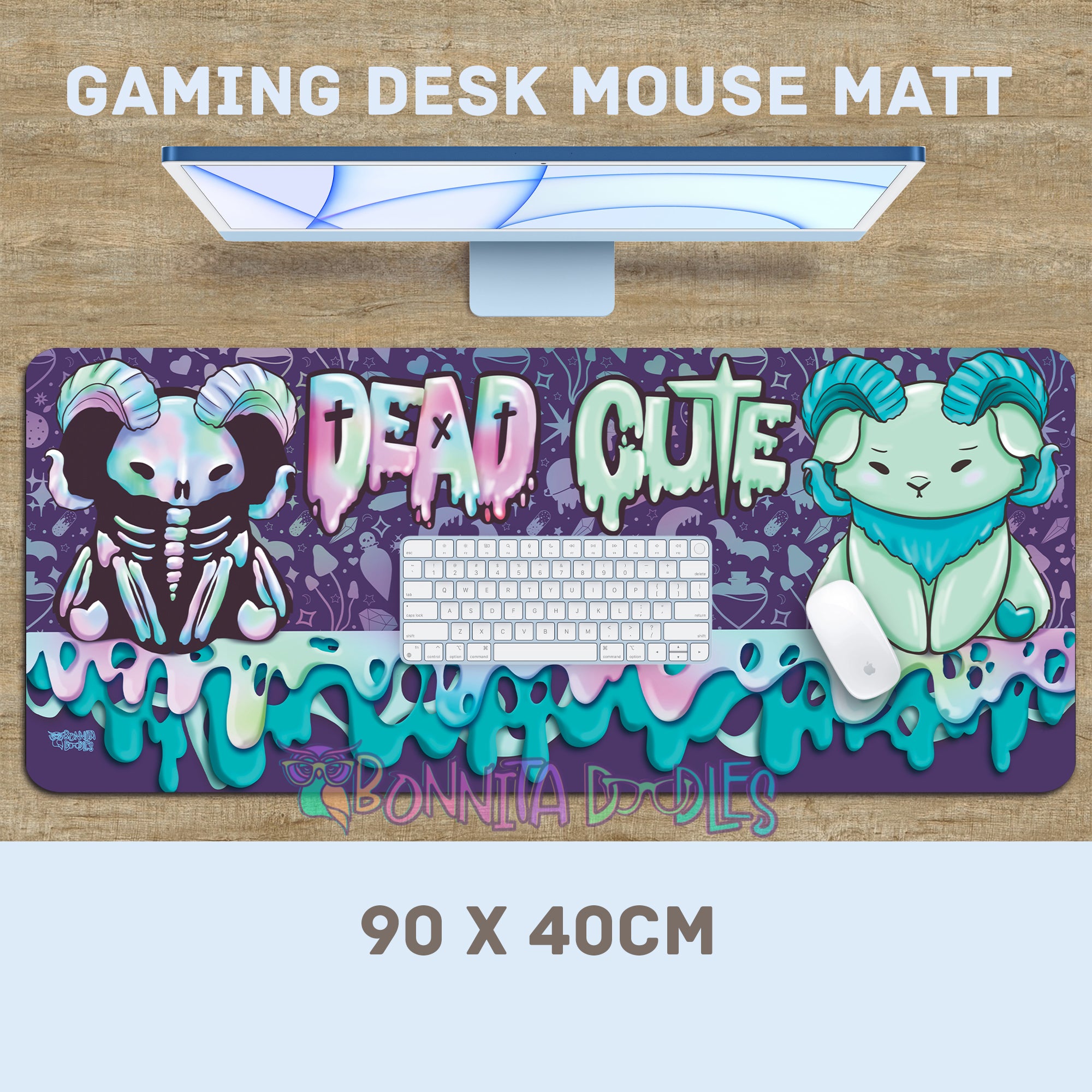 Gaming Desk Mouse Matt Pad - 3 designs available