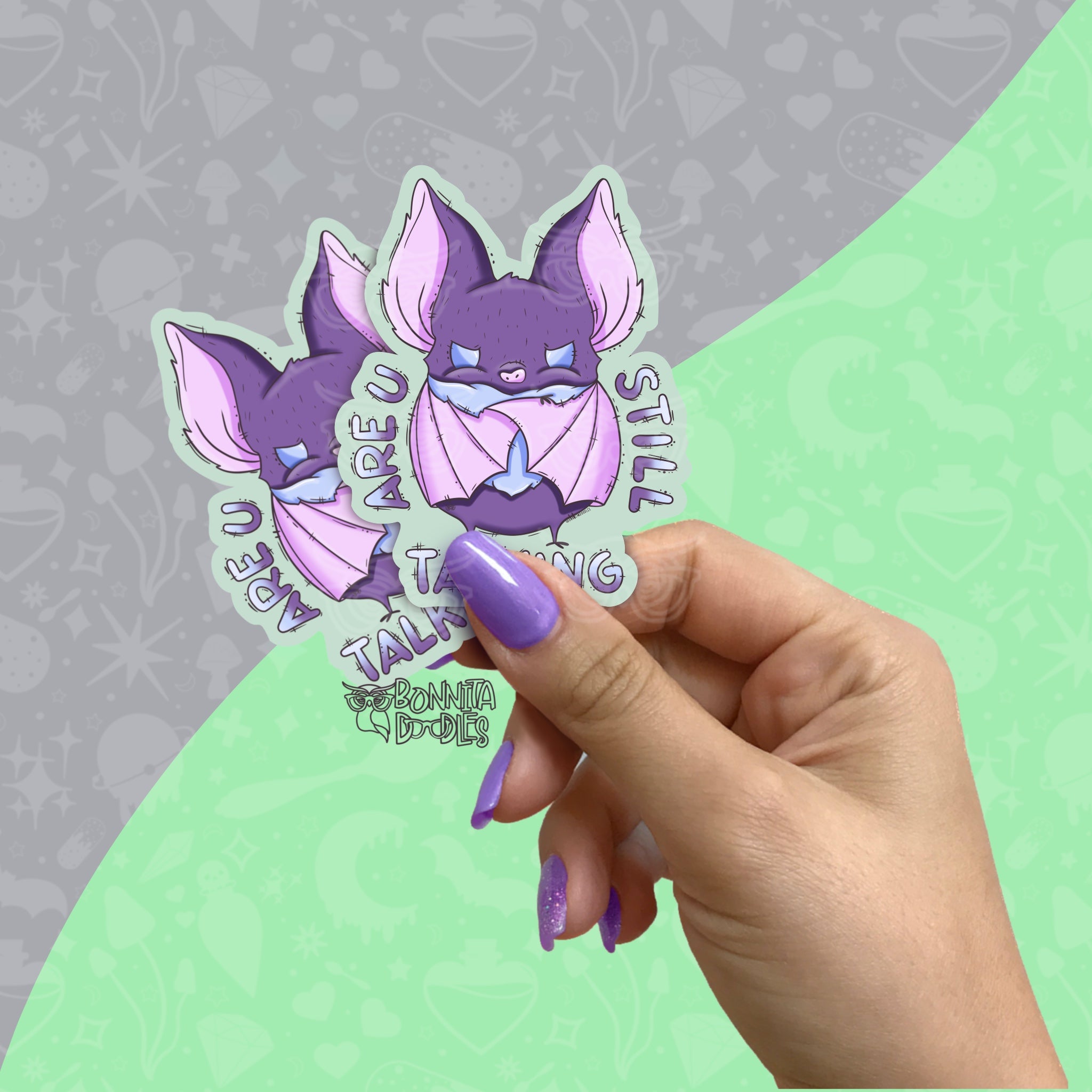 Maurice Anxious | Talking | Introverting | Medium matt vinyl sticker