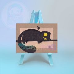 Void Cat "Flake" ACEO | Original Hand Drawn Art Card
