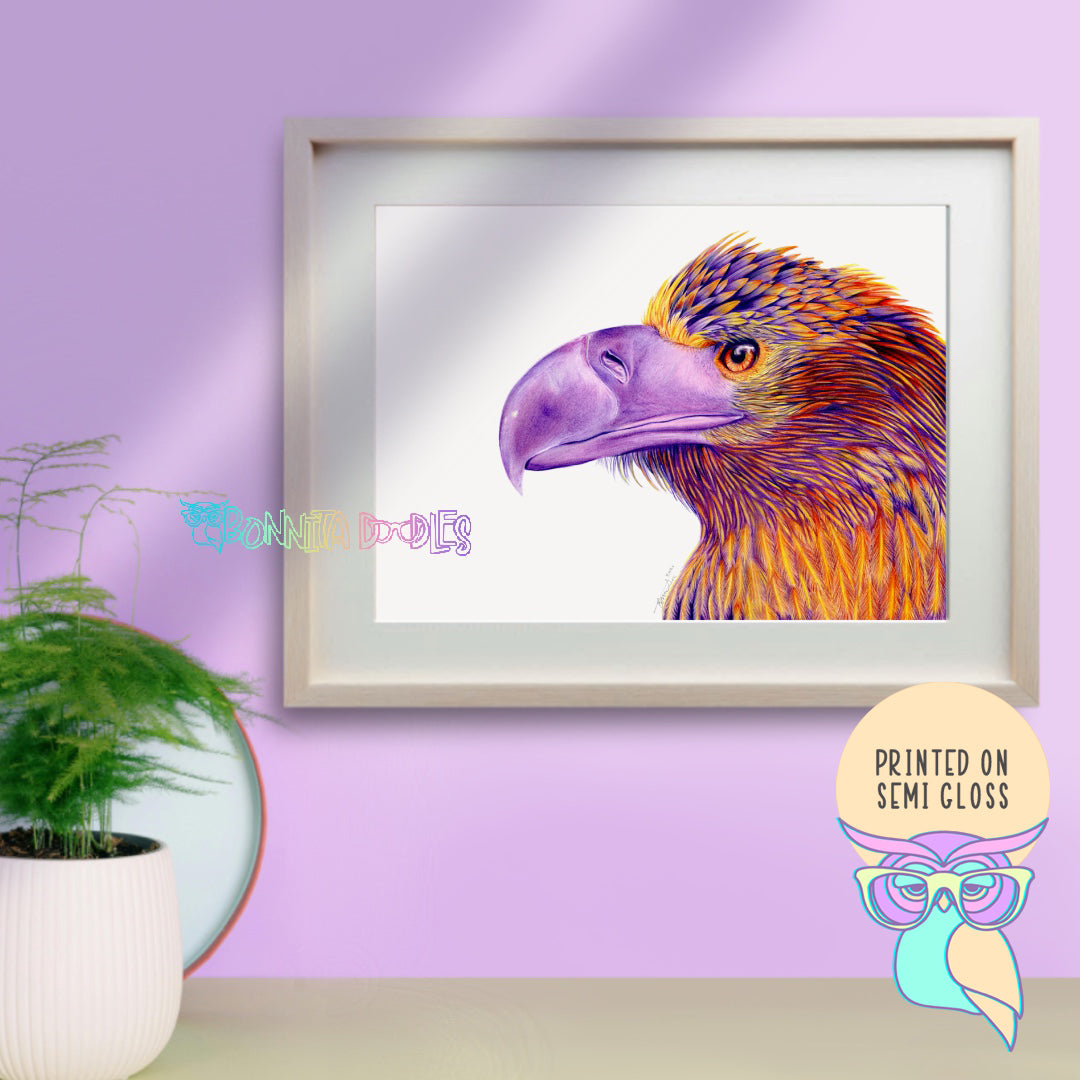 Art Print | Stella Eagle | Amethyst