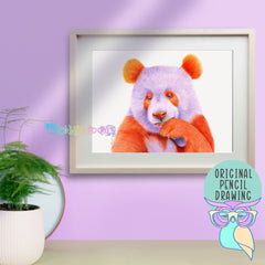 Amethyst | Panda | Original drawing