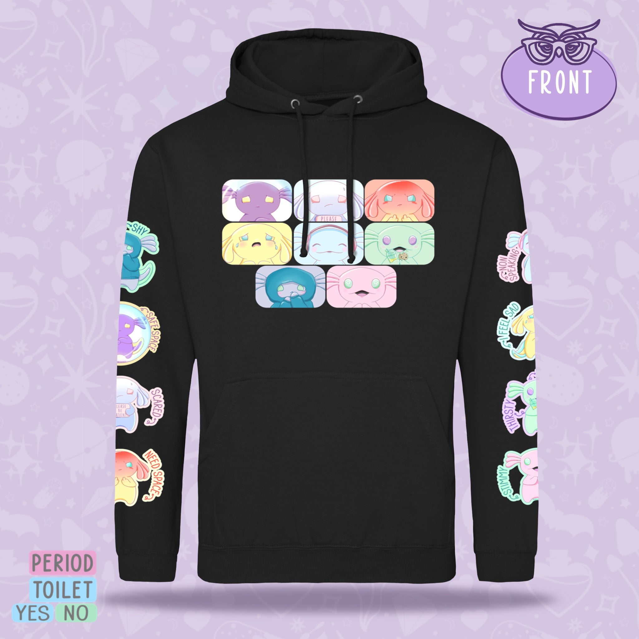 Axolotl | Communication Hoodie | MADE TO ORDER