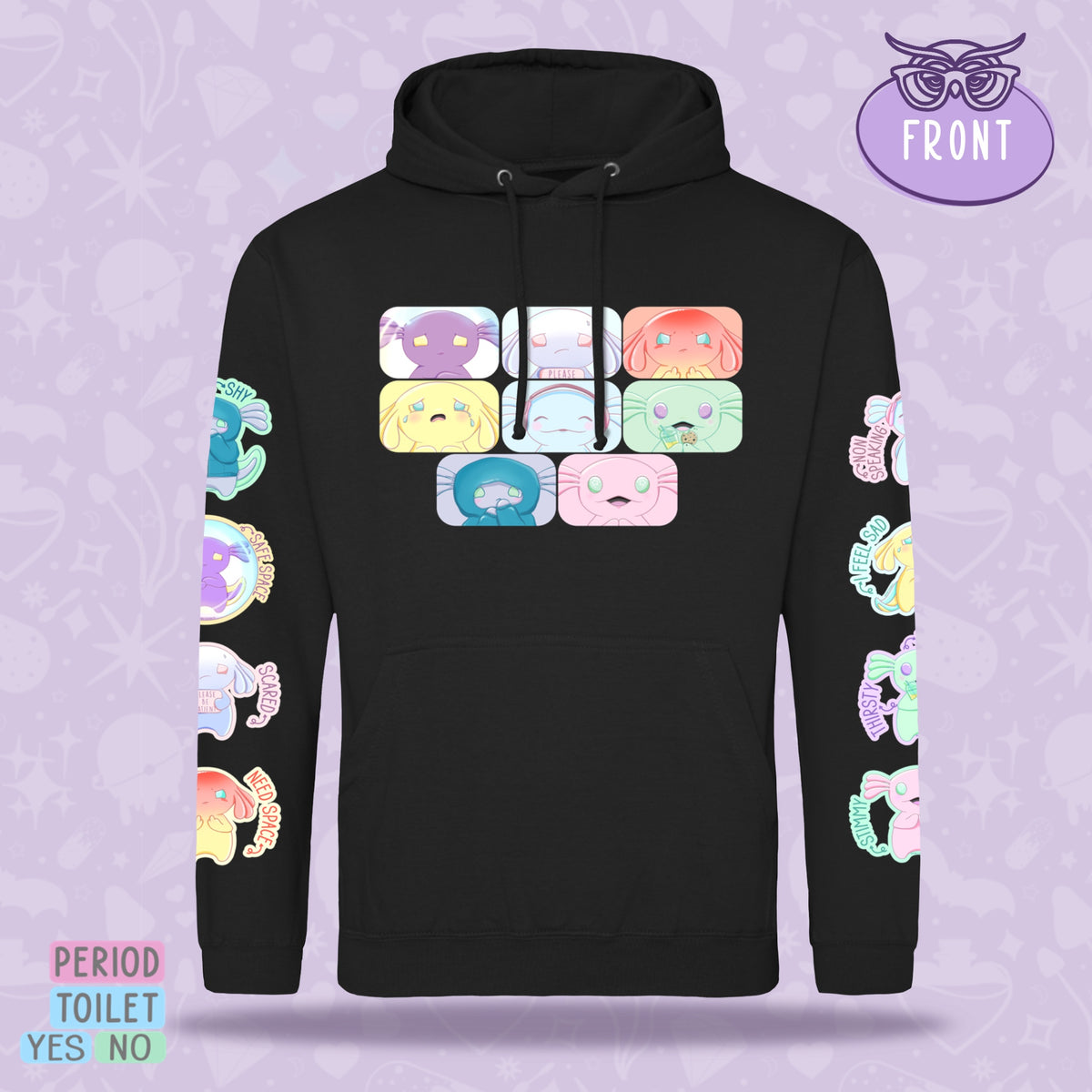 Axolotl | Communication Hoodie | MADE TO ORDER