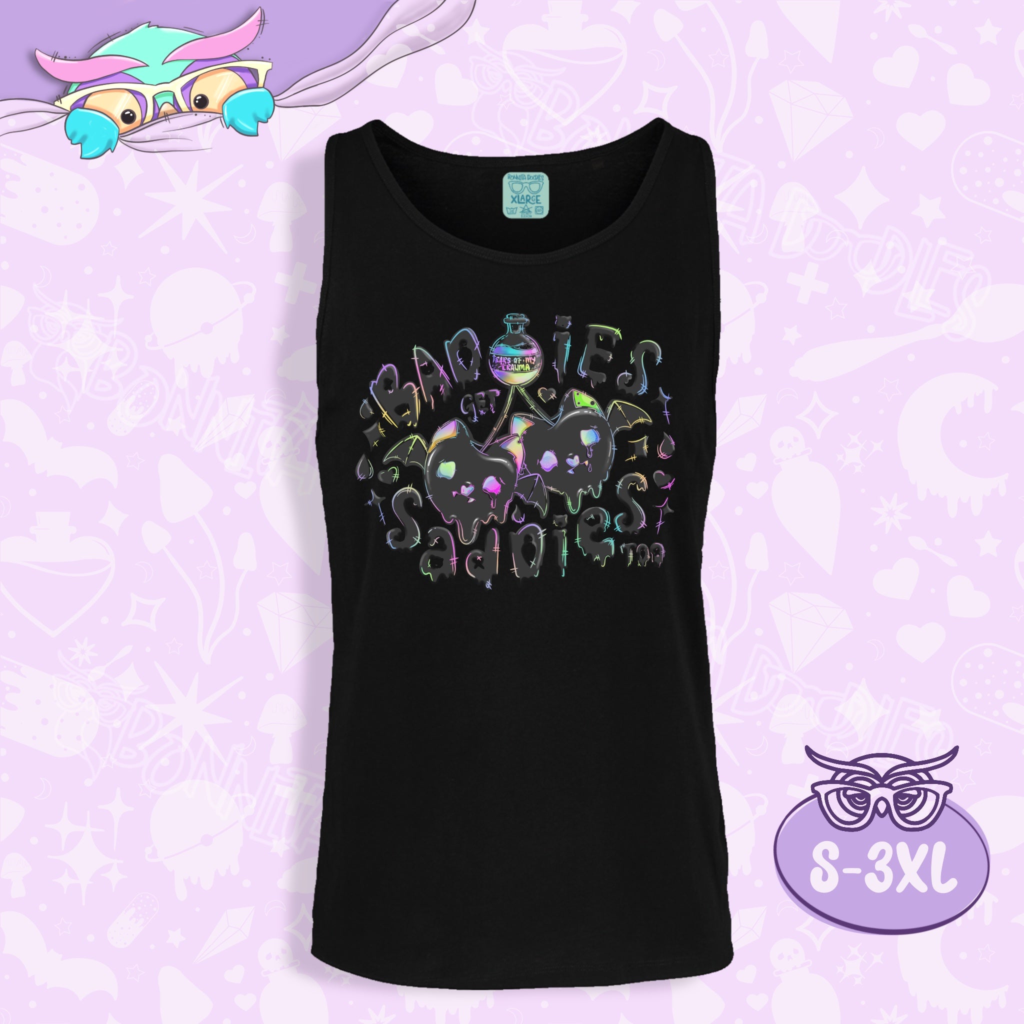 Baddies Get Saddies Too | Unisex Vest Top | Made to order