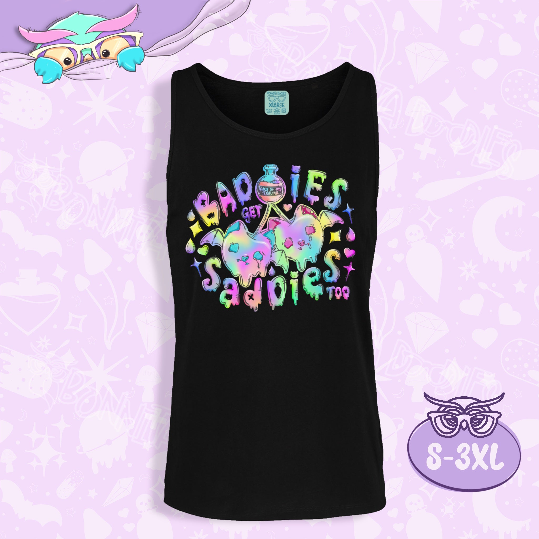 Baddies Get Saddies Too | Unisex Vest Top | Made to order