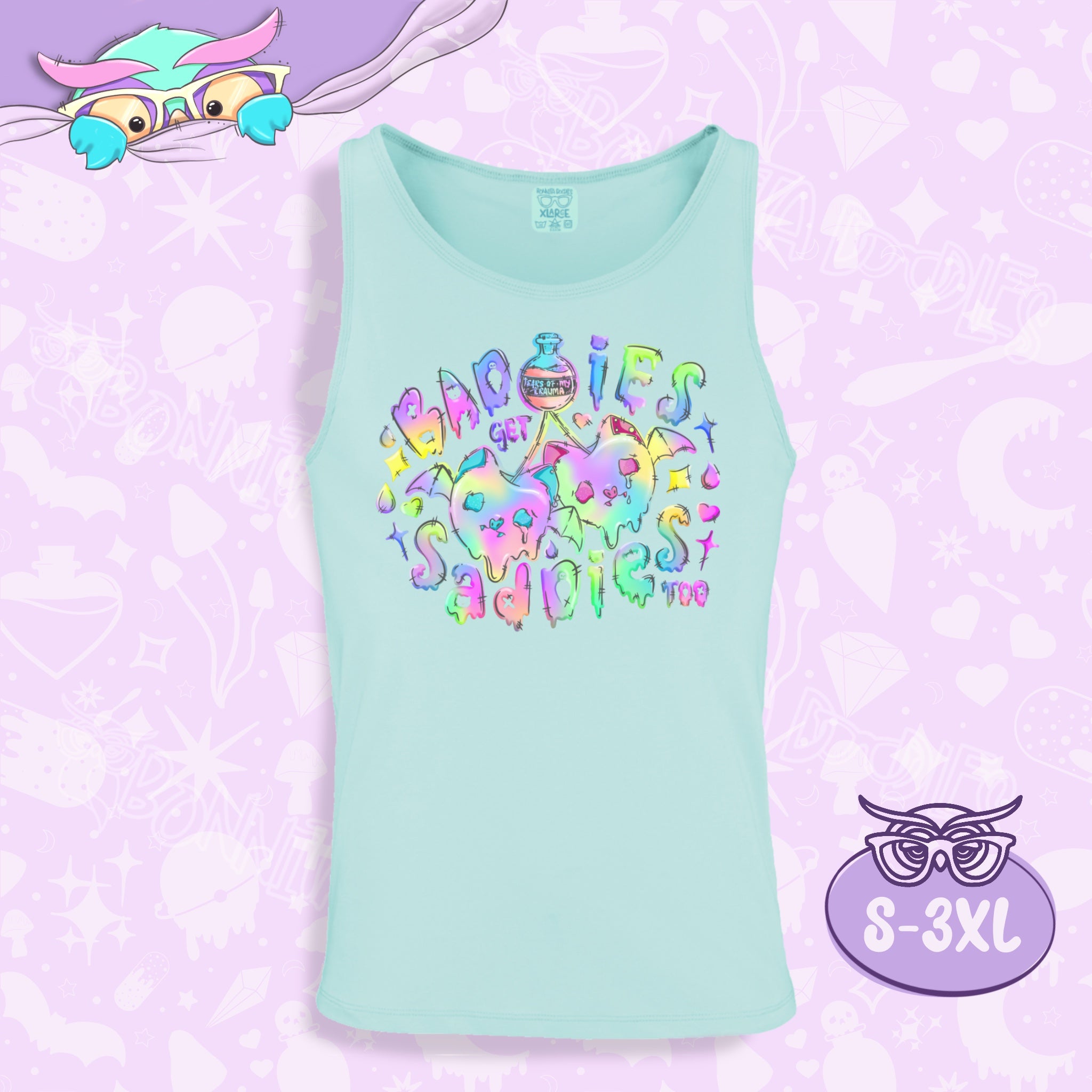 Baddies Get Saddies Too | Unisex Vest Top | Made to order