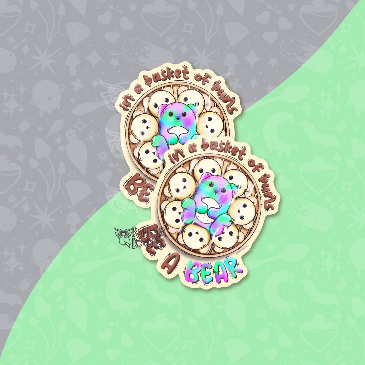 Be a bear | Large vinyl sticker