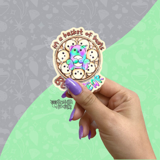 Be a bear vinyl sticker