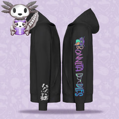 Bones the Axolotl | Unisex Pullover Hoodie | Made to order