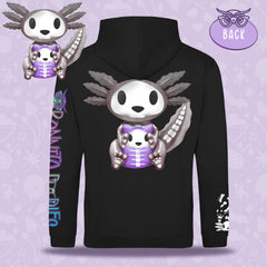 Bones the Axolotl | Unisex Pullover Hoodie | Made to order