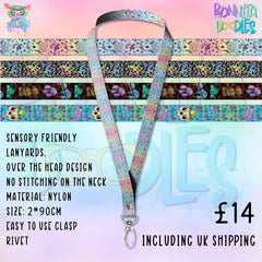 Brain Frog - Lanyard - soft and perfect for sensory accommodation.