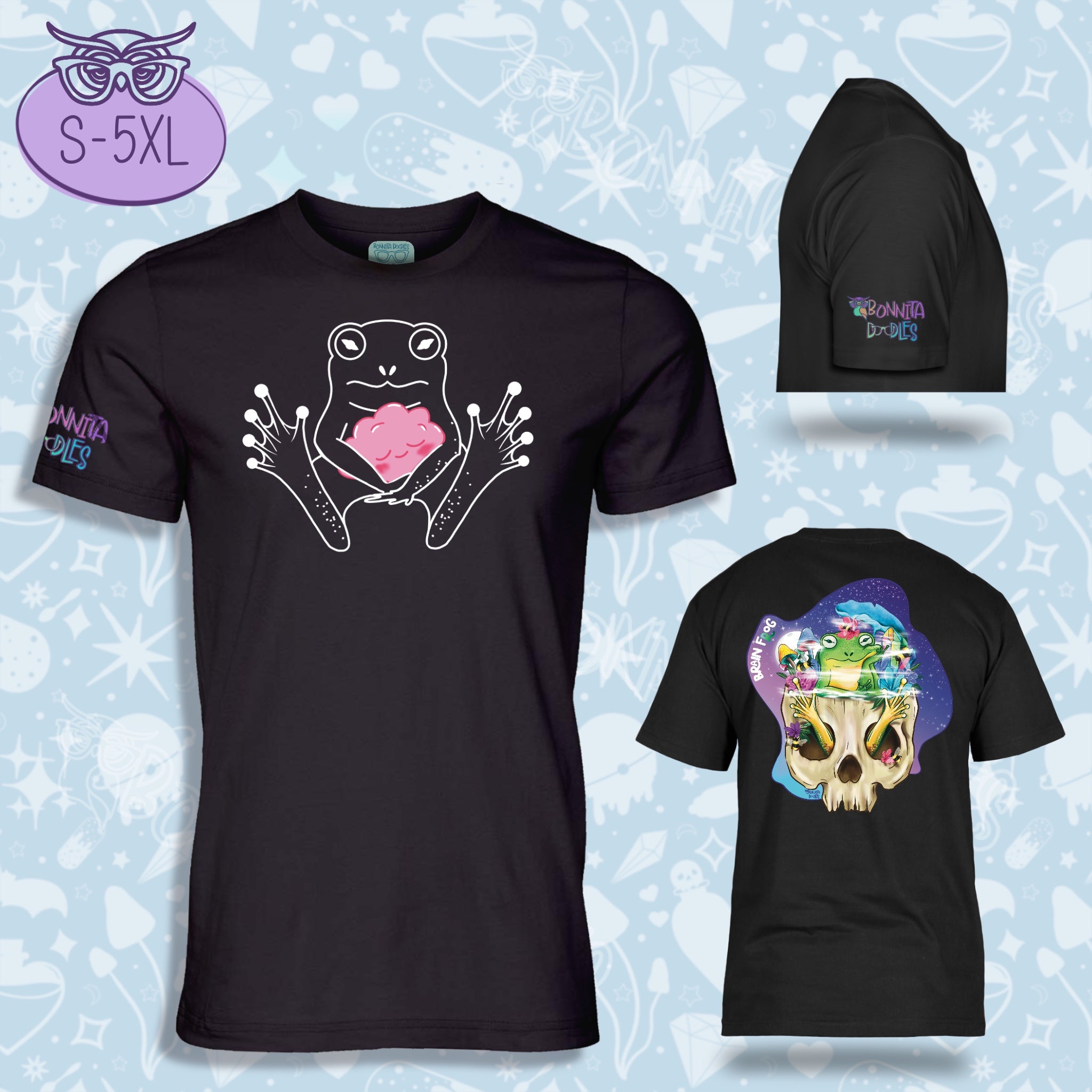 Brain Frog | Unisex T-shirt | Made to order