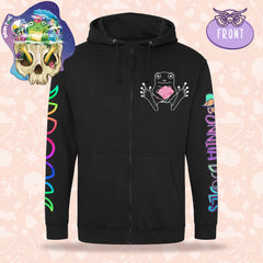 Brain Frog | Unisex Zip Hoodie | Made to order