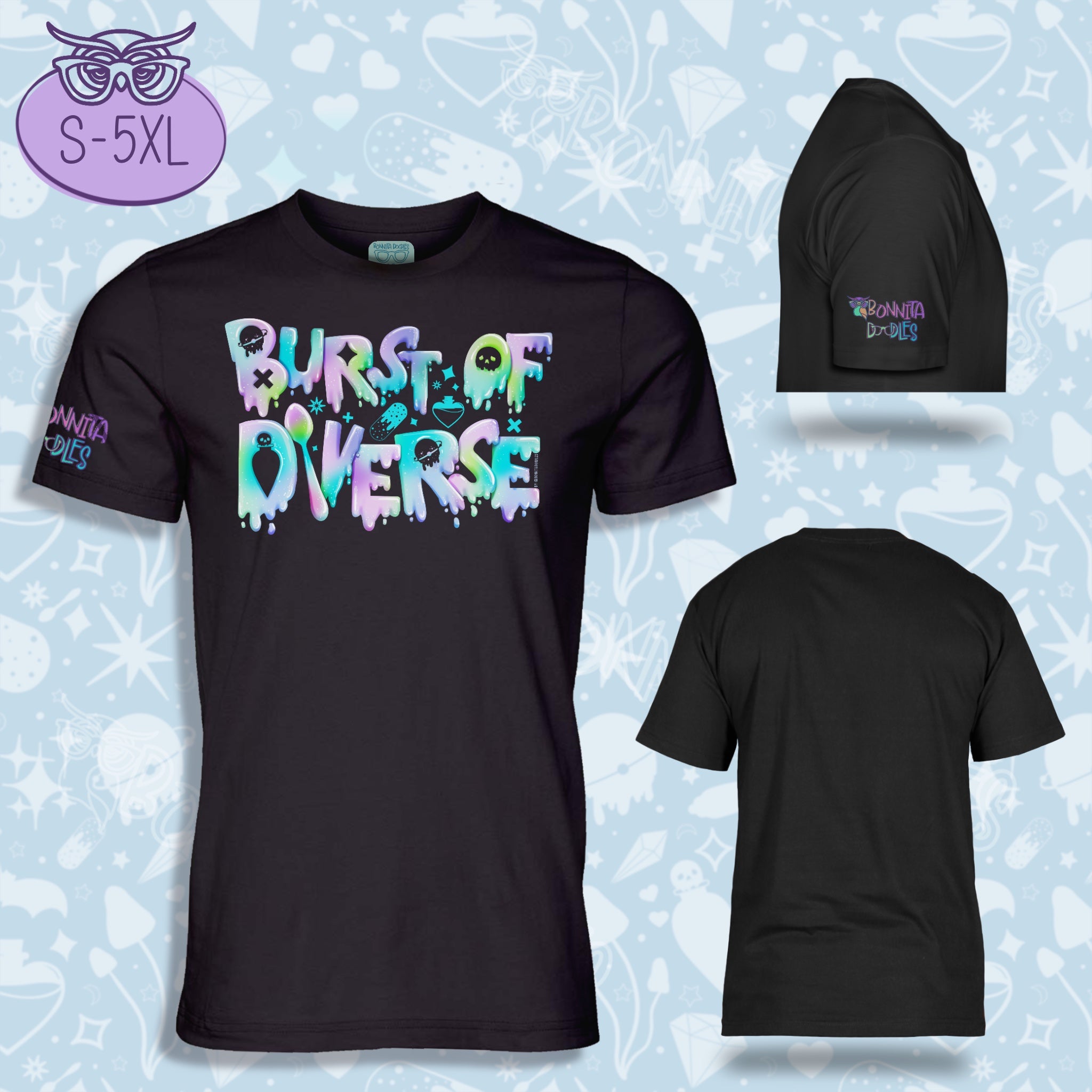 Burst Of Diverse | Unisex T-Shirt | Made to order