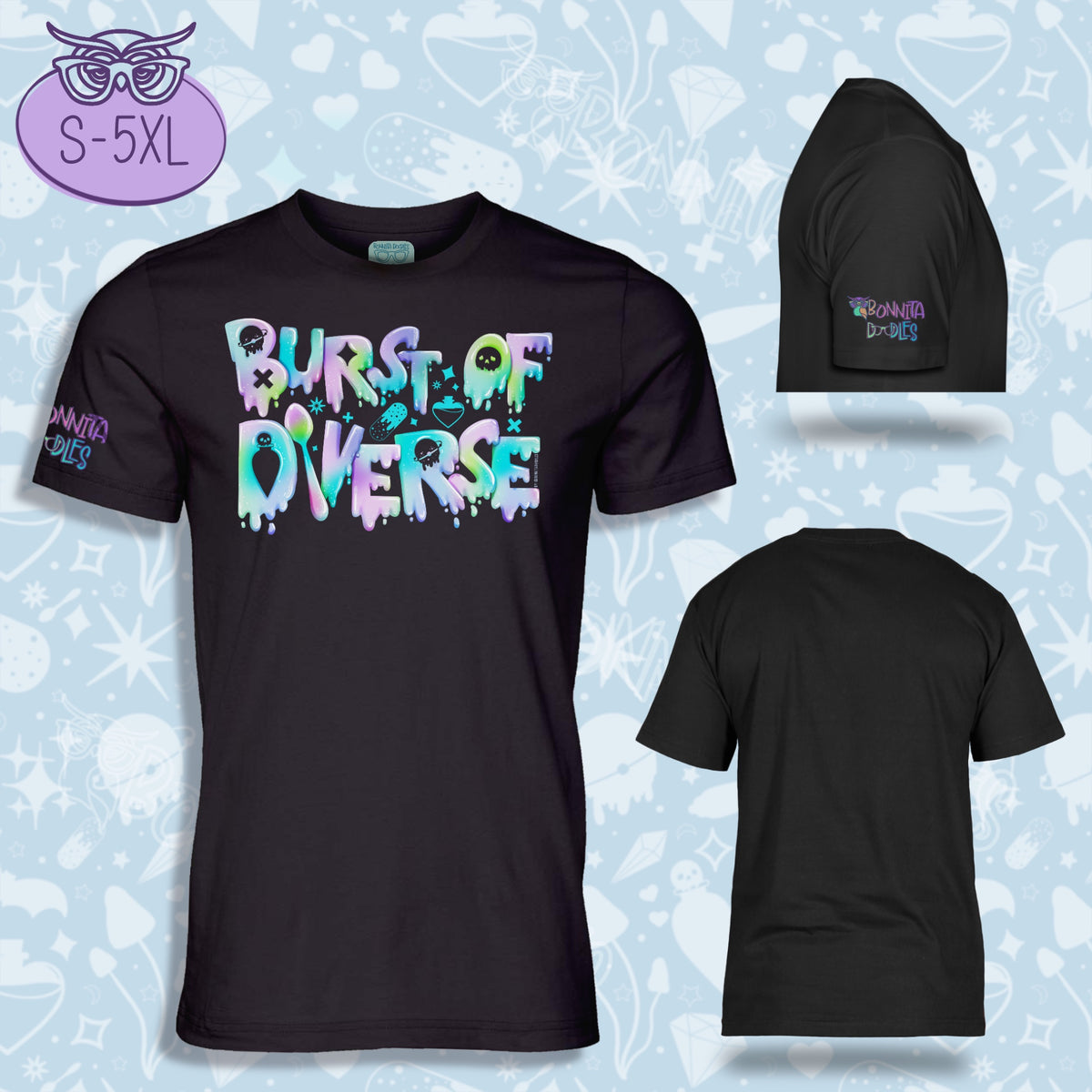 Burst Of Diverse | Unisex T-Shirt | Made to order