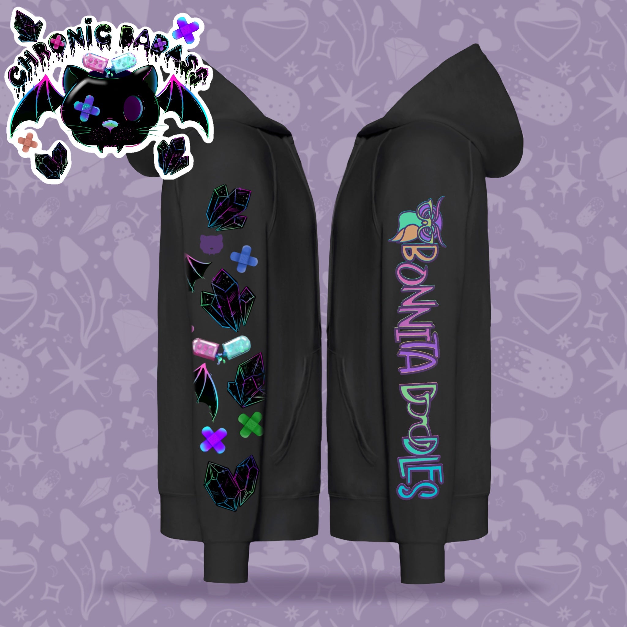 Chronic Badass | Unisex Hoodie | Made To Order