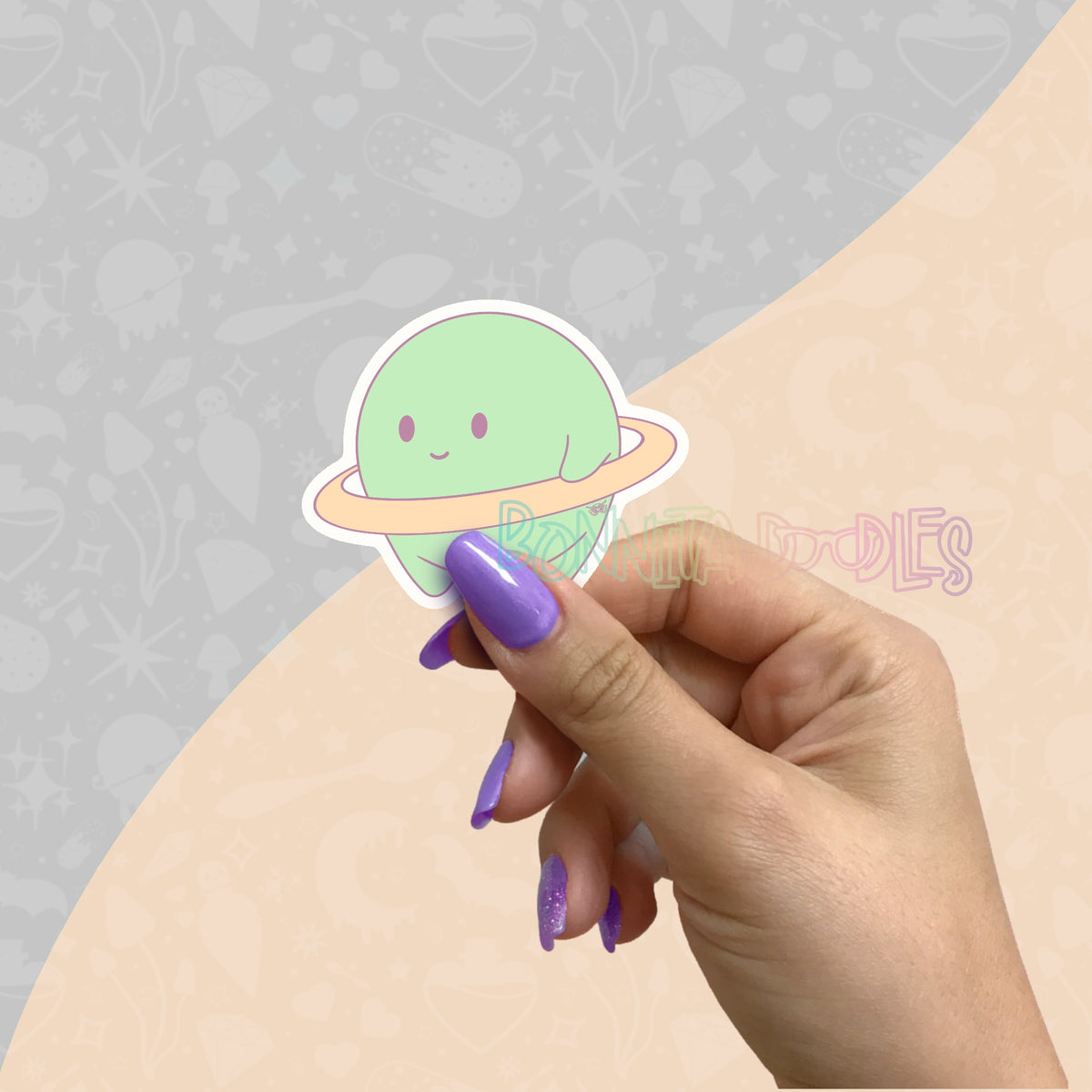 Chuck Pride Planet | Medium matt vinyl sticker