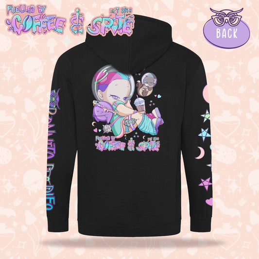 Coffee & Spite | Unisex zip hoodie | Made to order