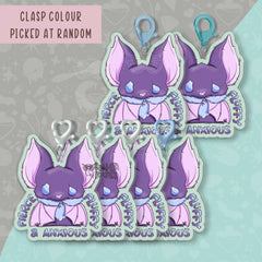 Fierce, Fluffy & Anxious - Maurice - Large acrylic keychain